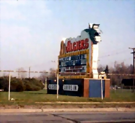 Algiers Drive-In Theatre - Marquee - Photo From Rg